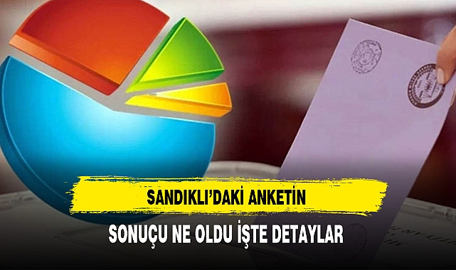 Sandıklı'da Yapılan Son Anket İşte Detaylar