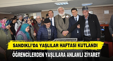 Sandıklı’da Yaşlılar Haftası Kutlandı