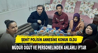 Sandıklı İlçe Emniyet Müdürü Öğüt Şehit sofrasına misafir oldu