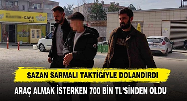Sazan Sarmalı Taktiğiyle Dolandırdı