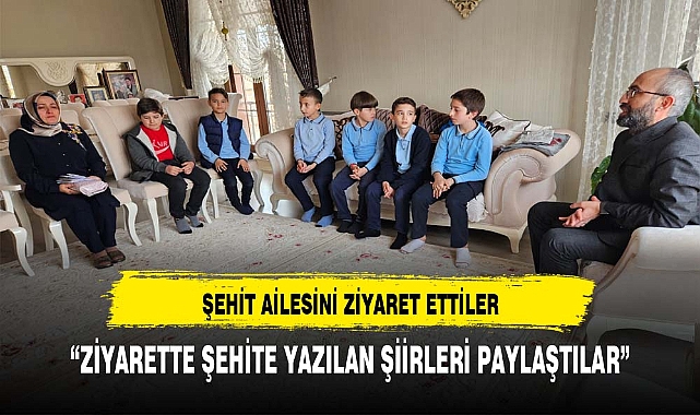 Şehit Ayhan Sarıçiçek İlkokulundan anlamlı ziyaret