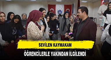 Sevilen Kaymakam Öğrencilerle Yakından İlgilendi