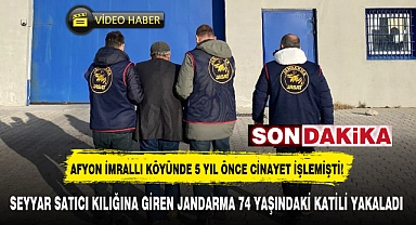SEYYAR SATICI KILIĞINA GİREN JANDARMA 74 YAŞINDAKİ KATİLİ YAKALADI