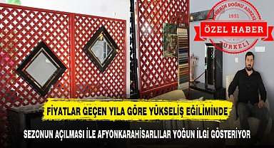 SEZONUN AÇILMASI İLE AFYONKARAHİSARLILAR YOĞUN İLGİ GÖSTERİYOR