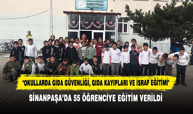 Sinanpaşa’da 55 Öğrenciye Eğitim Verildi