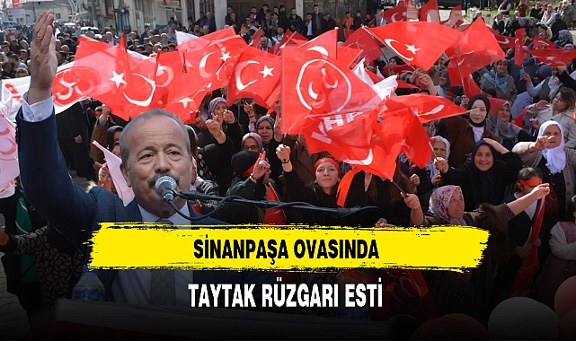 Sinanpaşa Ovasında Taytak Rüzgarı Esti