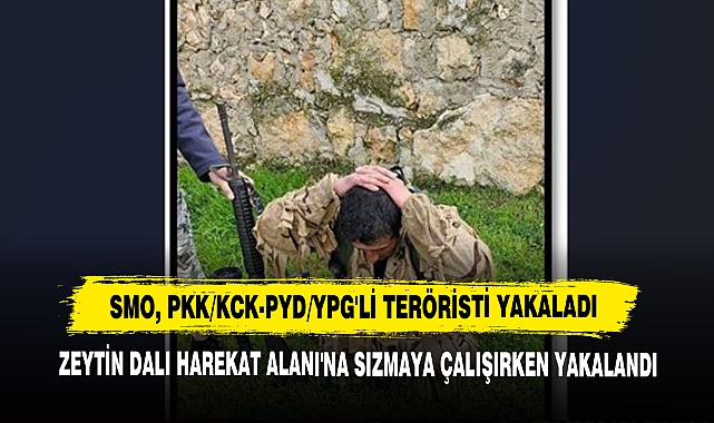 SMO, PKK/KCK-PYD/YPG'li Teröristi Yakaladı