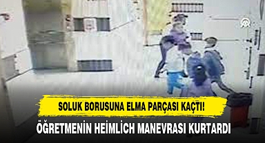 Soluk Borusuna Elma Parçası Kaçtı!