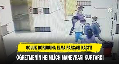 Soluk Borusuna Elma Parçası Kaçtı!