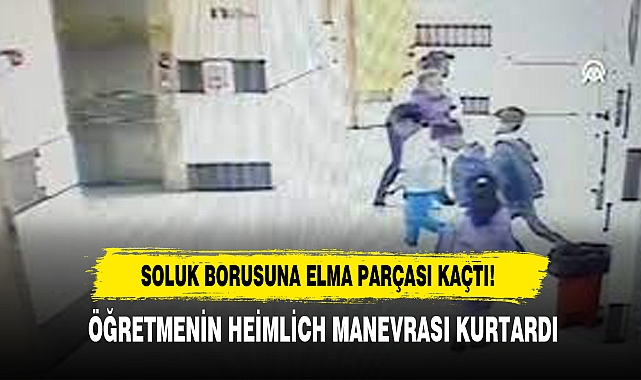 Soluk Borusuna Elma Parçası Kaçtı!