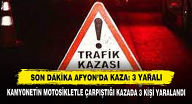 Son Dakika Afyon’da Kaza: 3 Yaralı