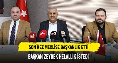 Son kez Meclise Başkanlık Etti