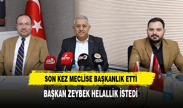 Son kez Meclise Başkanlık Etti