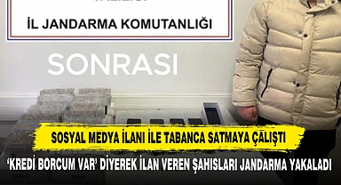 Sosyal Medya İlanı İle Tabanca Satmaya Çalıştı