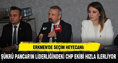 ŞÜKRÜ PANCAR'IN LİDERLİĞİNDEKİ CHP EKİBİ HIZLA İLERLİYOR