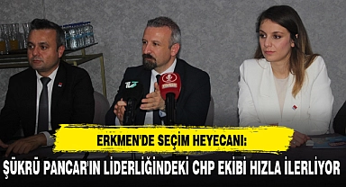 ŞÜKRÜ PANCAR'IN LİDERLİĞİNDEKİ CHP EKİBİ HIZLA İLERLİYOR