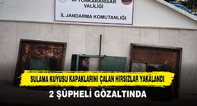 Sulama Kuyusu Kapaklarını Çalan Hırsızlar Yakalandı