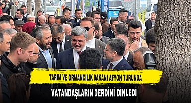 TARIM BAKANI AFYON TURUNDA