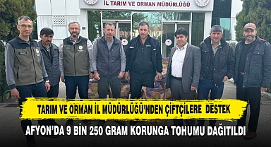 Tarım ve Orman İl Müdürlüğü’nden Çiftçilere Destek