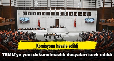TBMM'ye yeni dokunulmazlık dosyaları sevk edildi