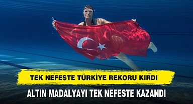 Tek Nefeste Türkiye Rekoru Kırdı
