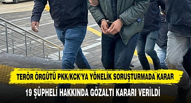 Terör Örgütü PKK/KCK’ya Yönelik Soruşturmada Karar