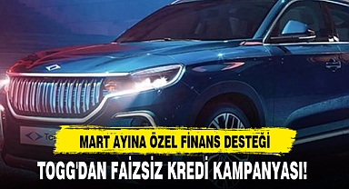TOGG'DAN FAİZSİZ KREDİ KAMPANYASI!