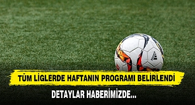 Tüm Liglerde Haftanın Programı Belirlendi