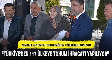 "TÜRKİYE'DEN 117 ÜLKEYE TOHUM İHRACATI YAPILIYOR"