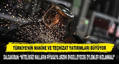 Türkiye'nin Makine Ve Teçhizat Yatırımları Büyüyor