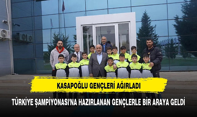 Türkiye Şampiyonası'na hazırlanan gençleri ağırladı