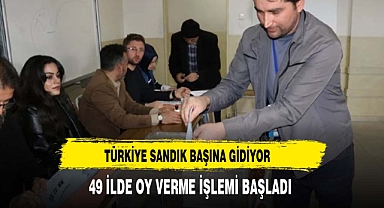 Türkiye sandık başında! İstanbul ve Ankara dahil 49 ilde oy verme işlemi başladı