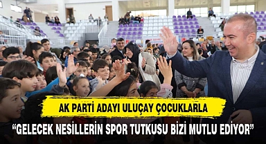Uluçay, Minik Sporcuları Ziyaret Etti