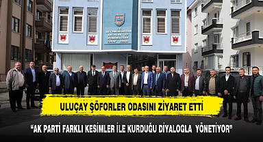 Uluçay, Şoförler Ve Otomobilciler Odası Başkanı İbrahim Karataş'ı Ziyaret Etti
