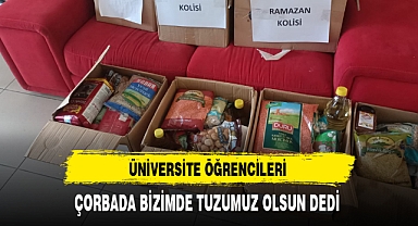 Üniversite Öğrencileri Çorbada Bizimde Tuzumuz Olsun Dedi