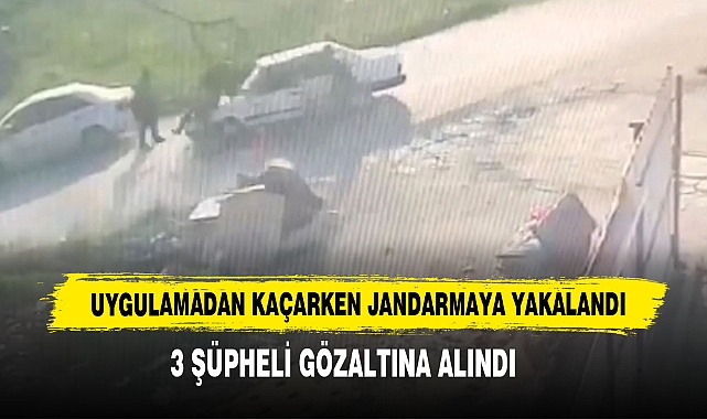 Uygulamadan Kaçarken Jandarmaya Yakalandı
