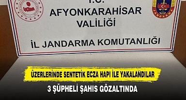 Üzerlerinde Sentetik Ecza Hapı İle Yakalandılar