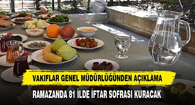 Vakıflar Genel Müdürlüğünden Açıklama