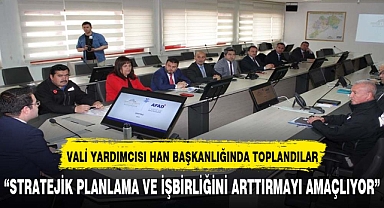 Vali Yardımcısı Han Başkanlığında İstişare Toplantısı Gerçekleştirildi