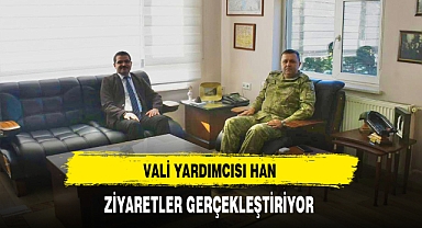 Vali Yardımcısı Han Ziyaretler Gerçekleştiriyor
