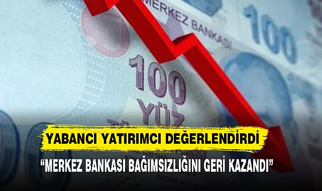Yabancı uzmanların 'faiz' yorumu