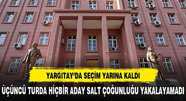 Yargıtay Başkanlığı seçiminde sonuç çıkmadı, seçim yarına kaldı