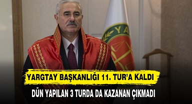 Yargıtay başkanlık seçimi 11'uncu tura kaldı!