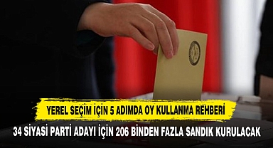 Yerel Seçim İçin 5 Adımda Oy Kullanma Rehberi