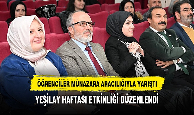 YEŞİLAY HAFTASI ETKİNLİĞİ DÜZENLENDİ