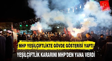 MHP'DEN MEŞALELİ TÖREN