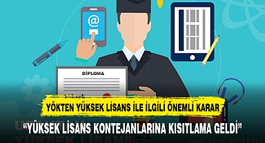 YÖK'ten uzaktan tezsiz YL programları hakkında önemli karar!