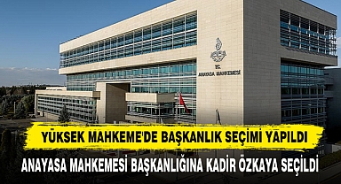 Yüksek Mahkeme'de Başkanlık Seçimi Yapıldı