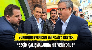YURDUNUSEVEN EMİRDAĞLILARLA BULUŞTU