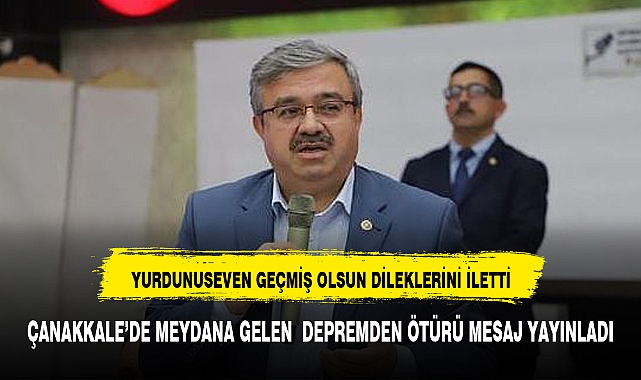YURDUNUSEVEN GEÇMİŞ OLSUN DİLEKLERİNİ İLETTİ